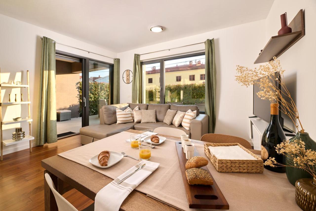 Spada Brand New Apartment With Garden 3 Min From Beach! โปเรช ภายนอก รูปภาพ